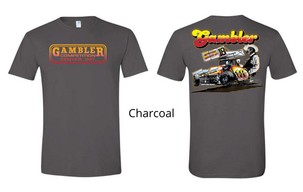 Vintage Gambler Cowboy Tee - Multiple Colors Available