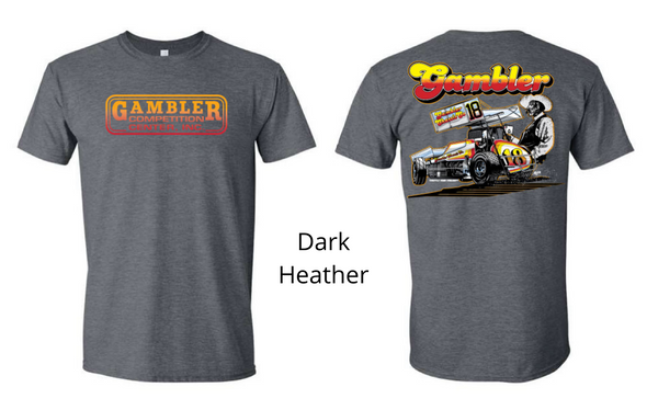 Vintage Gambler Cowboy Tee - Multiple Colors Available