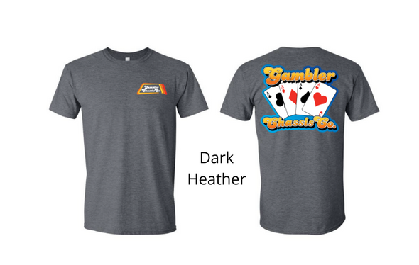 Vintage Gambler 4 Aces Tee - Multiple Colors Available