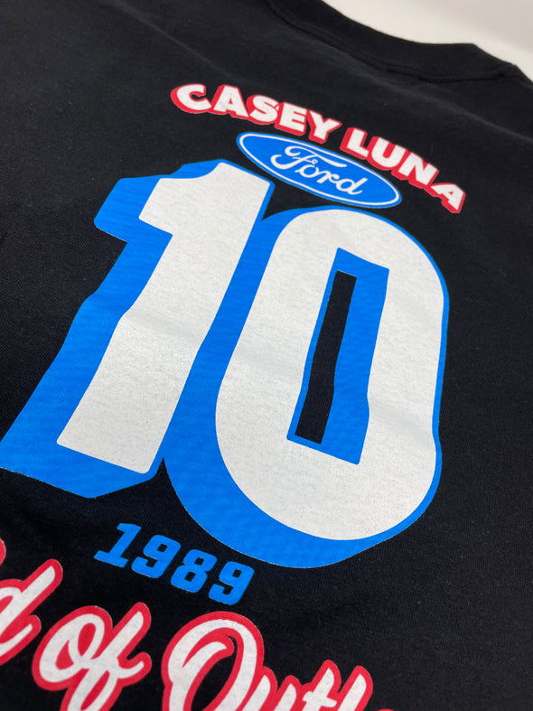 SALE PRICED - Casey Luna Racing 1989 WoO Champions "Crew" Tee - Black/White