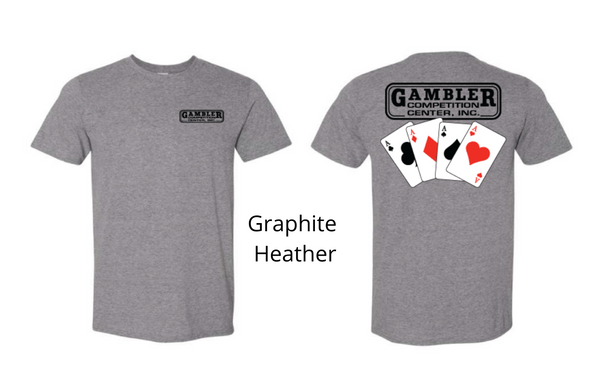 Vintage Gambler 4 Aces Squared Tee - Multiple Colors Available