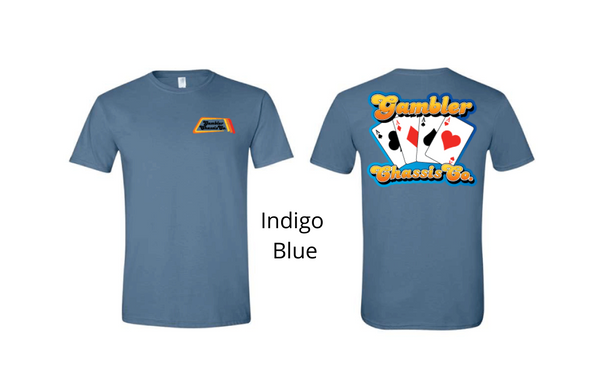 Vintage Gambler 4 Aces Tee - Multiple Colors Available