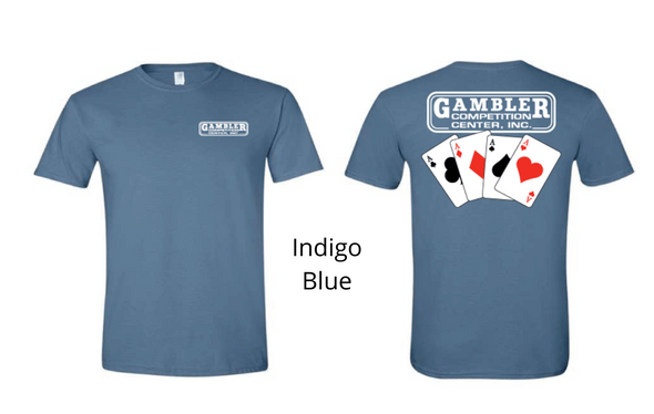 Vintage Gambler 4 Aces Squared Tee - Multiple Colors Available