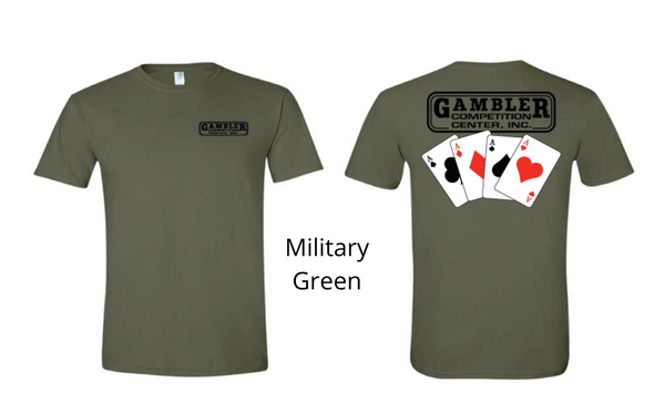 Vintage Gambler 4 Aces Squared Tee - Multiple Colors Available