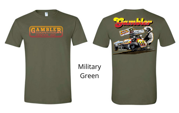 Vintage Gambler Cowboy Tee - Multiple Colors Available