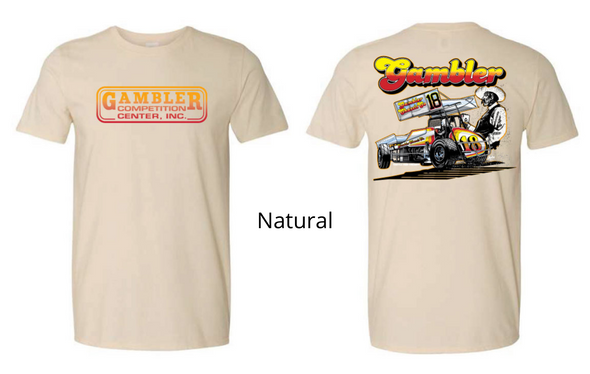 Vintage Gambler Cowboy Tee - Multiple Colors Available