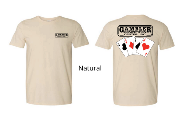 Vintage Gambler 4 Aces Squared Tee - Multiple Colors Available