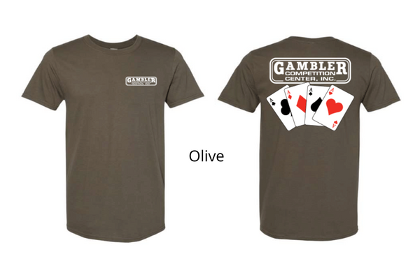 Vintage Gambler 4 Aces Squared Tee - Multiple Colors Available