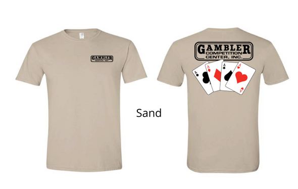 Vintage Gambler 4 Aces Squared Tee - Multiple Colors Available
