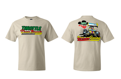Throttle Down Threads Bandit Tee - Natural