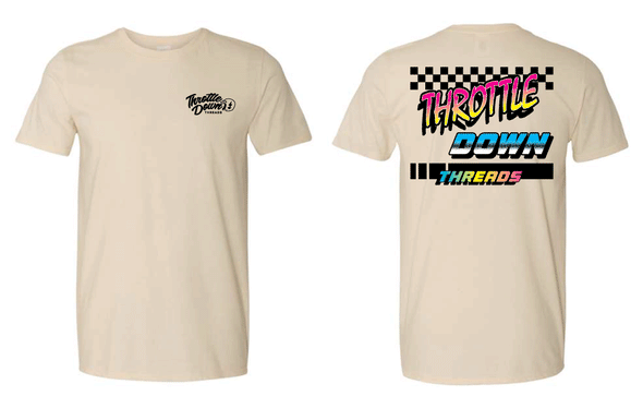 Direct to Garment TDT Colored Logo Tee - Black or Natural