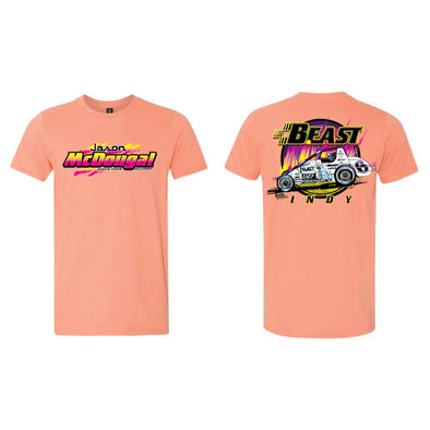 2021 Jason McDougal Beast Indy Tee - Mint Green/Terracotta