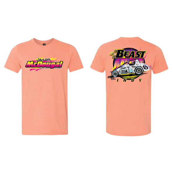 2021 Jason McDougal Beast Indy Tee - Mint Green/Terracotta
